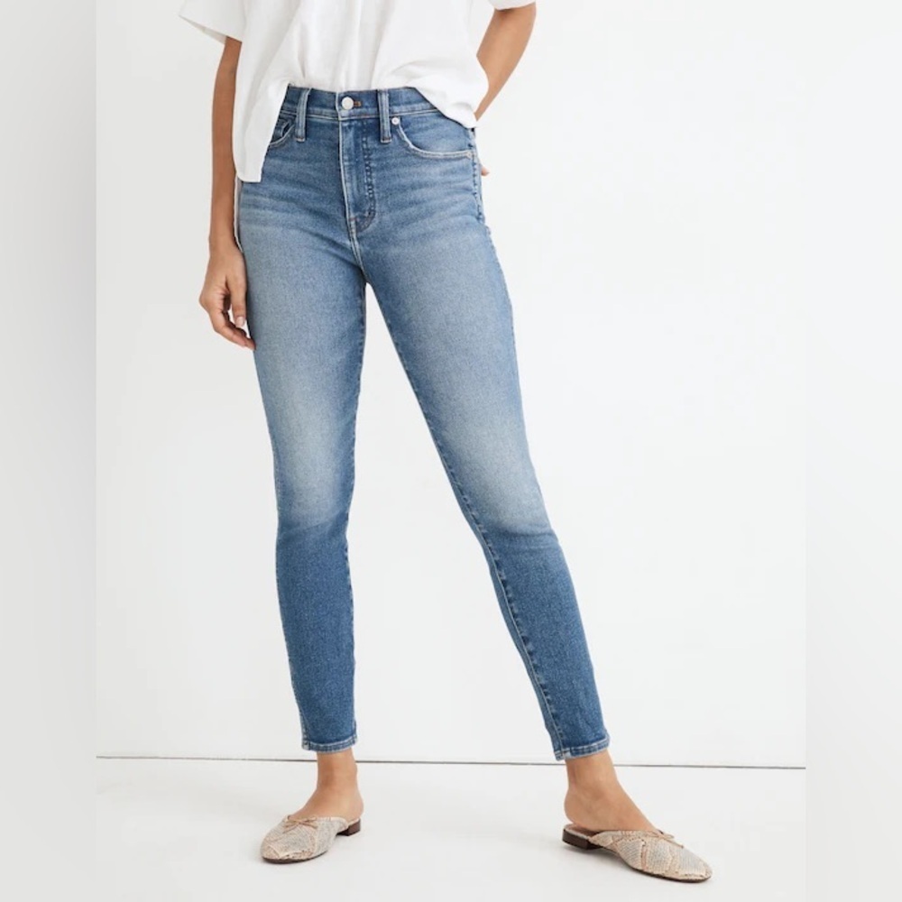 NEW w/Tags MADEWELL 10" High-Rise Skinny Crop Jeans Women's Size 28